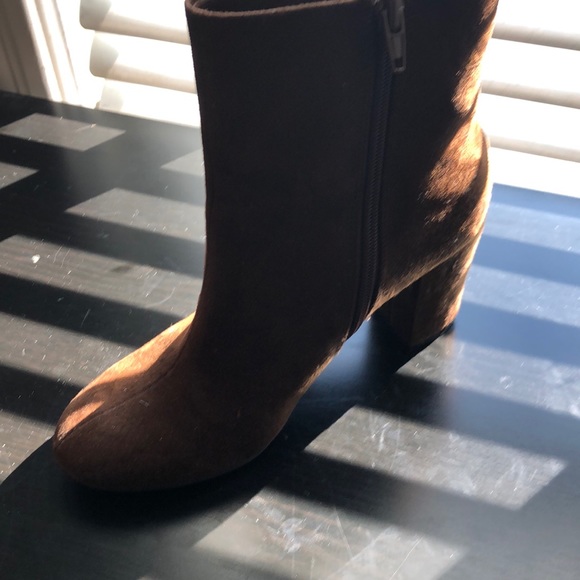 Christian Siriano Payless Brown Booties, Suede - Picture 3 of 6